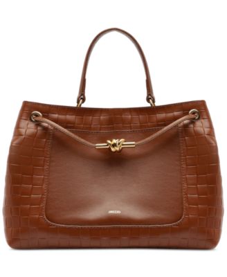 Delphine Large Leather Shopping Bag