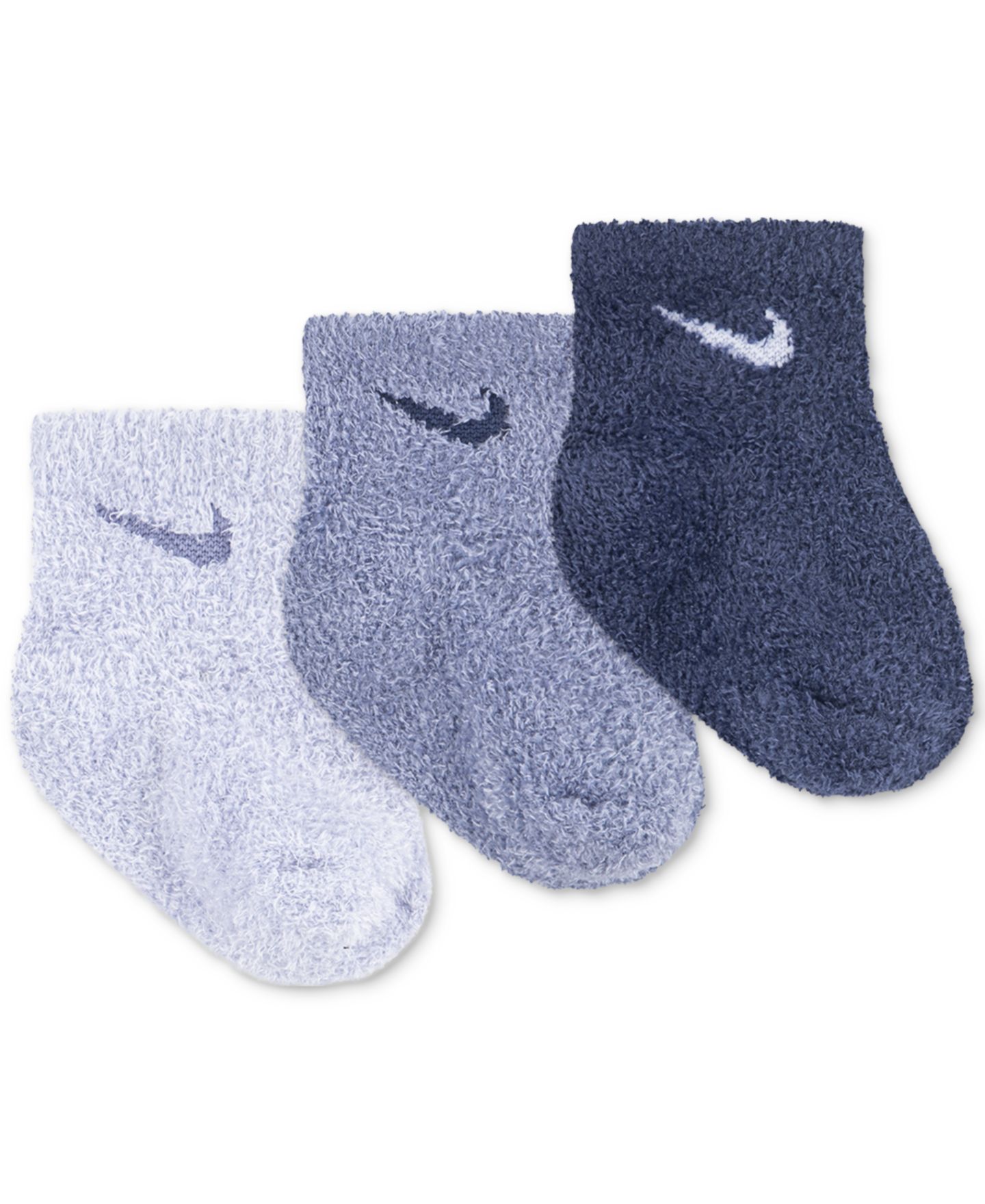 Носки, низкие, 3 шт. — Nike, цвет: Светлый пастельный синий — фото 2