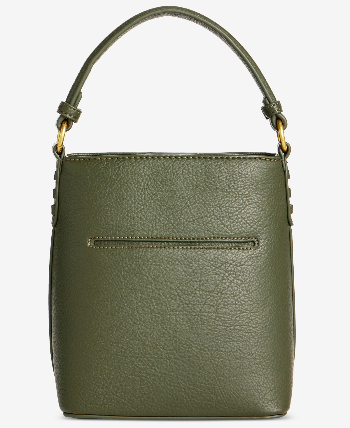 Style & Co Mini Woven Bucket Bag, Macy's Exclusive In Green
