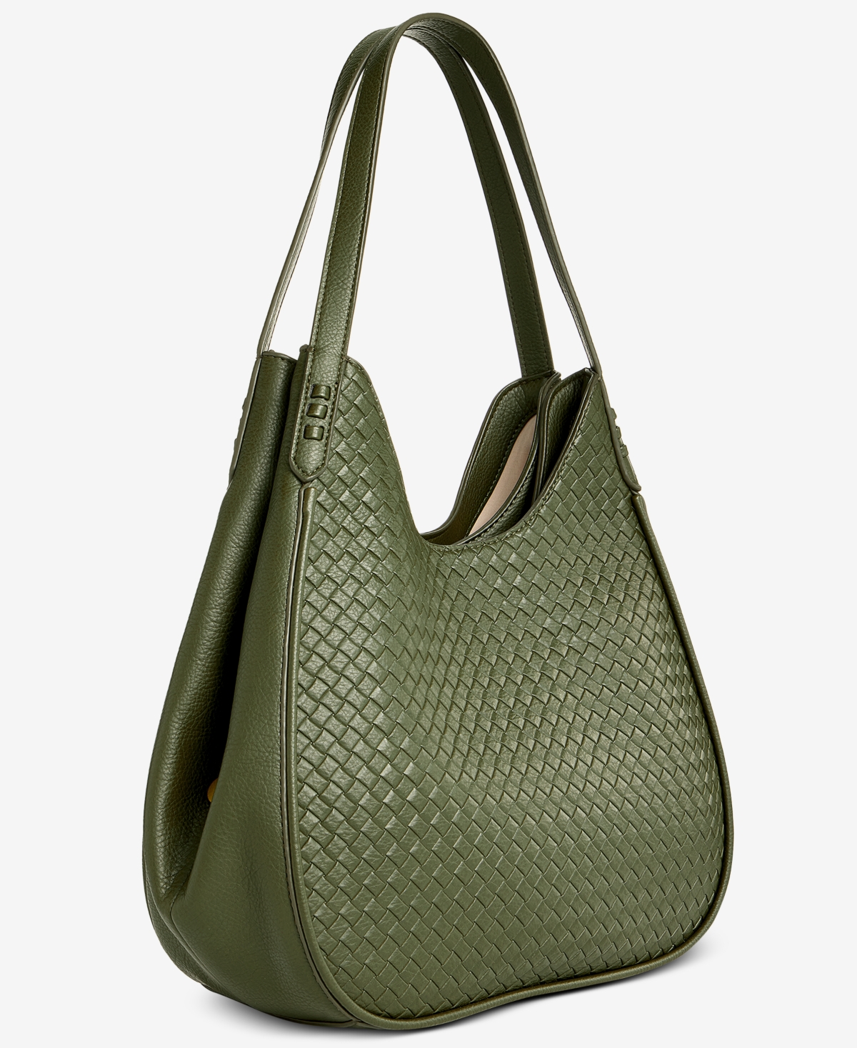 Style & Co Medium Woven Four Poster Bag, Macy's Exclusive In Green