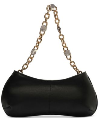 Luna Small Leather Baguette