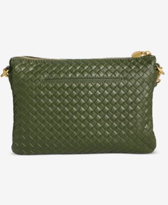 Small Woven Double Compartment Crossbody, Macy's Exclusive