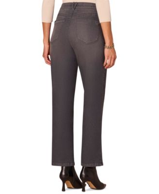 Women's High-Rise Straight-Leg Ankle Jeans 