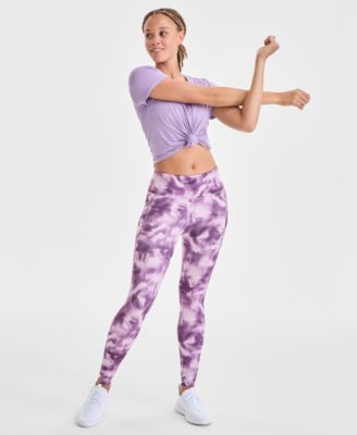 Women's Compression Smoky Dye High-Rise 7/8 Leggings
