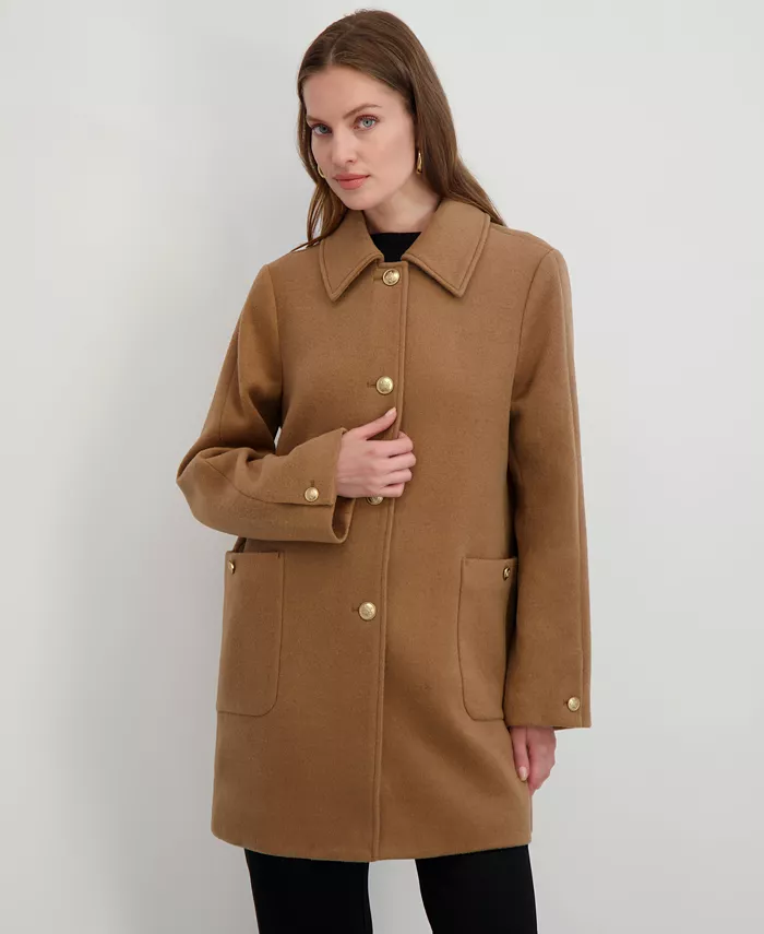 Women's Collared Single-Breasted Coat