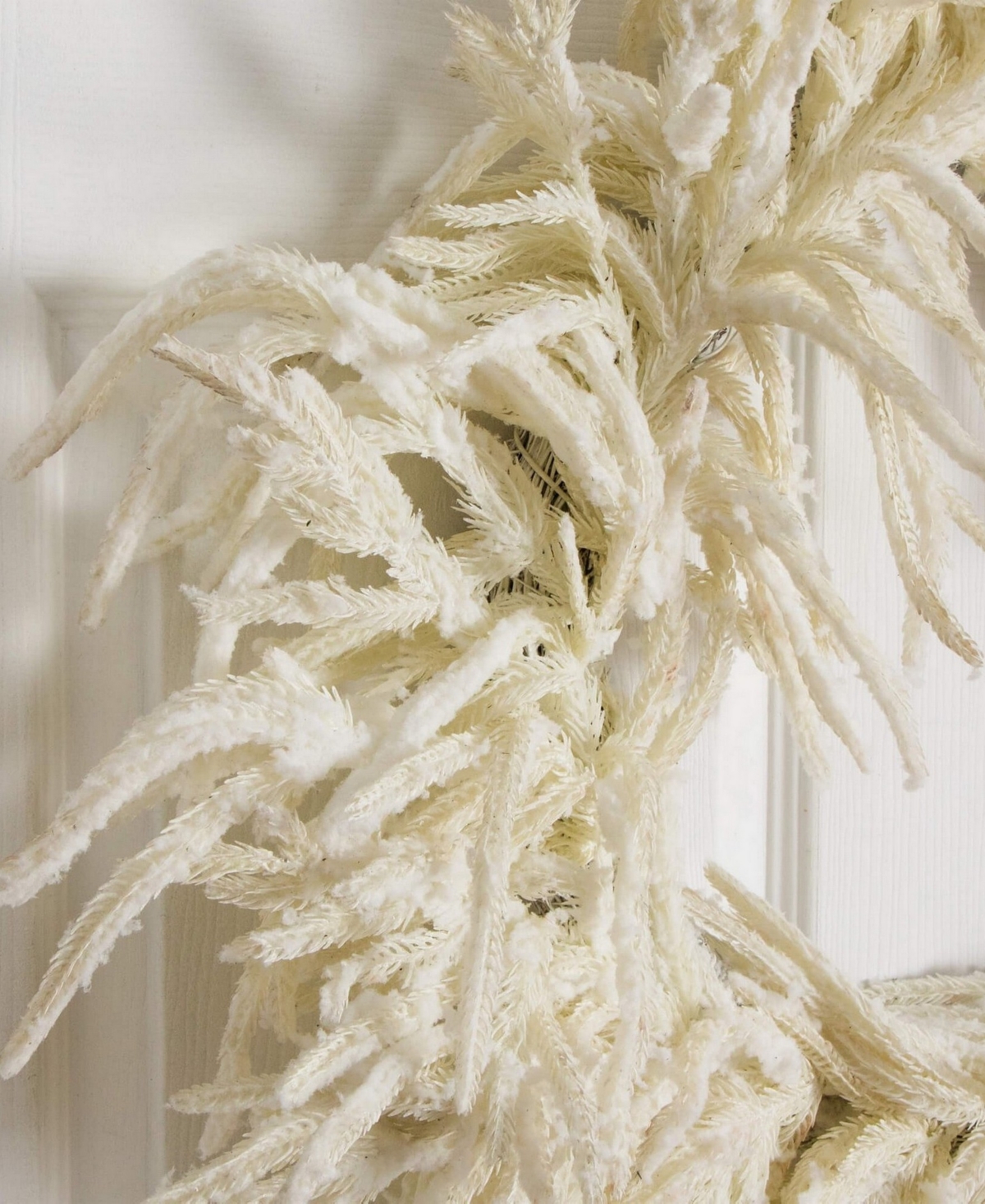 Nearly Natural 24" Artificial Touch Norfolk Island Pine Wreath With Natural Look In Neutral