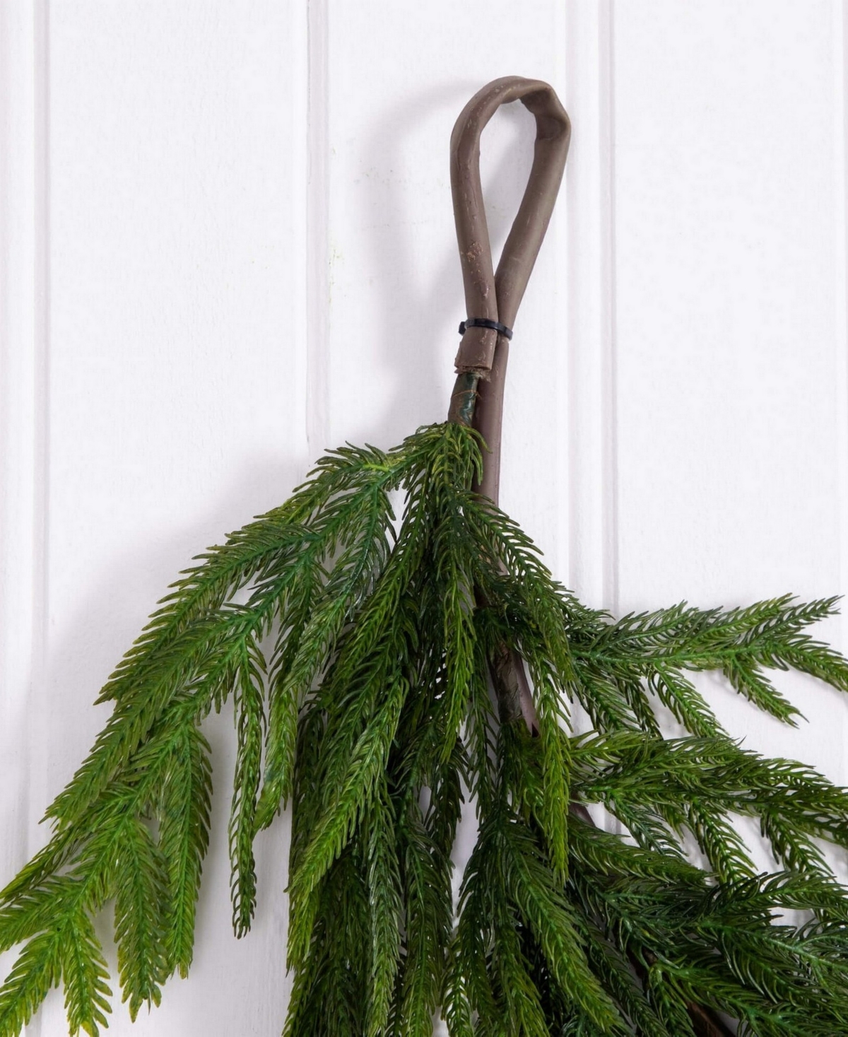 Nearly Natural 6" Artificial Touch Norfolk Island Pine Garland With Natural Look In Green