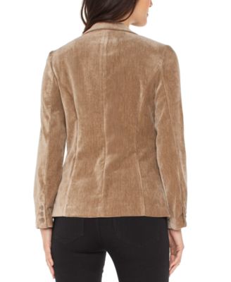 Women's Textured Velvet Blazer