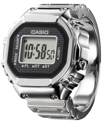 Casio Men's Japanese Quartz Stainless Steel Ring Watch 19.5mm - Macy's