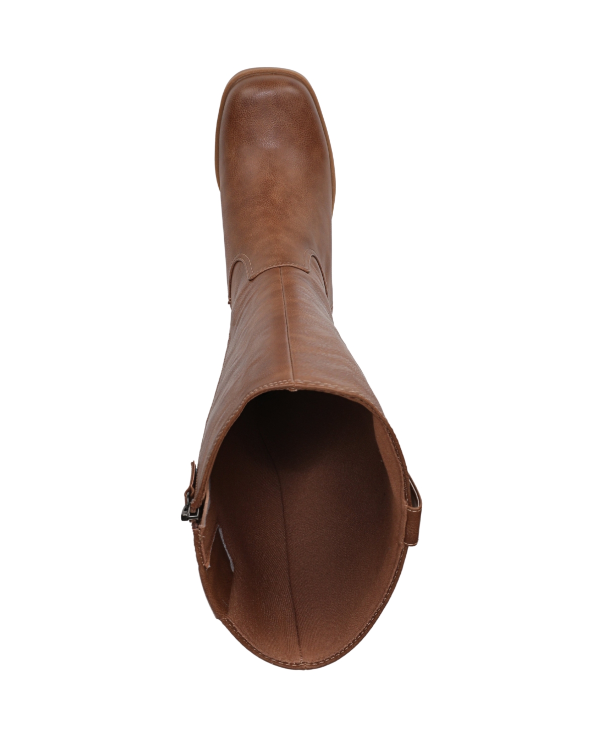 Dr. Scholl's Women's Joplin Square Toe Block Heel Riding Tall Boots In Brown