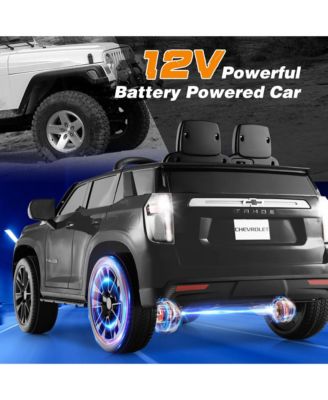 12V Kids Ride On Car Chevrolet Tahoe Electric Truck SUV Remote w/ Light & Music