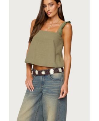 Women's Viviana Linen Look Top