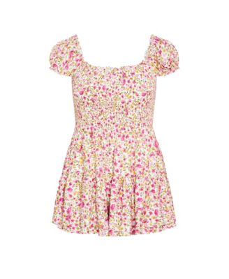 Plus Size Zuri Print Playsuit