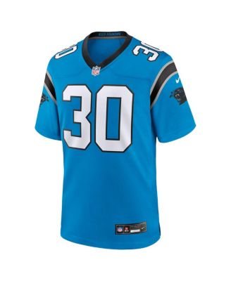 Men's Chuba Hubbard Blue Carolina Panthers Alternate Game Jersey