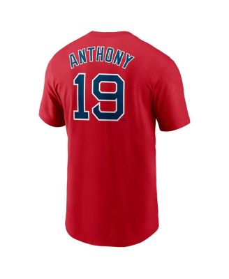 Men's Roman Anthony Red Boston Red Sox Fuse Name Number T-Shirt