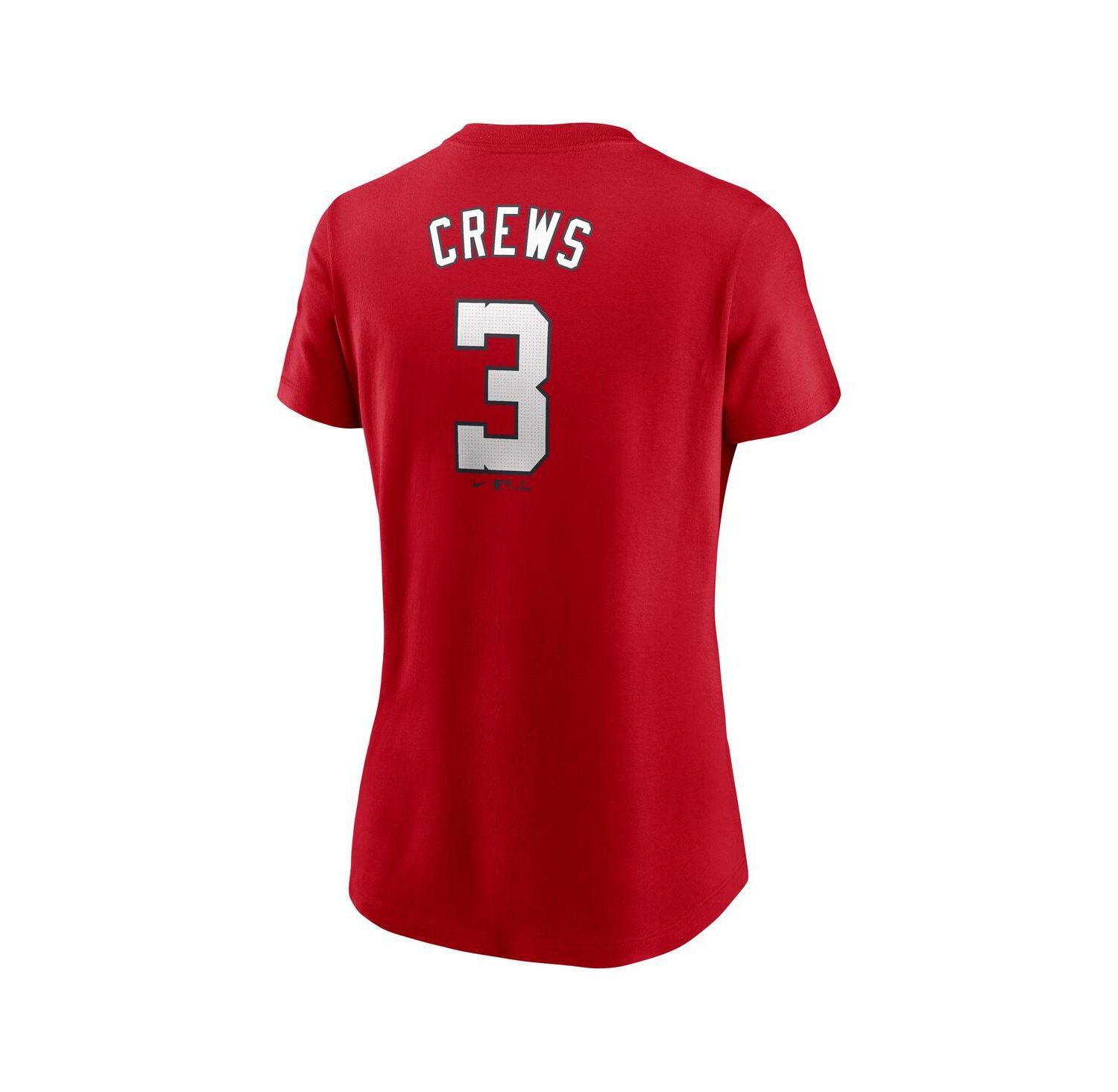 Women's Dylan Crews Red Washington Nationals Fuse Name & Number T-Shirt