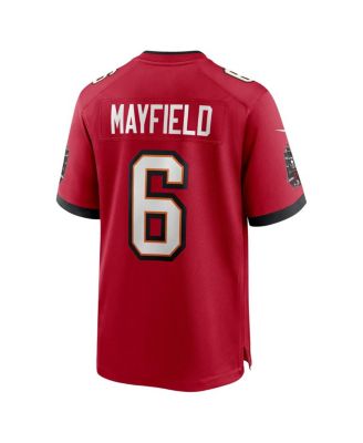 Men's Baker Mayfield Red Tampa Bay Buccaneers 50th Anniversary Game Jersey