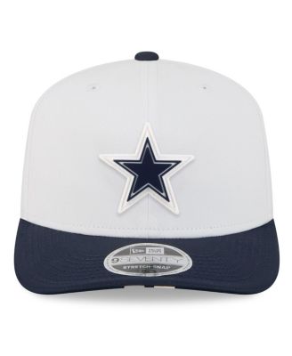 Men's White/Navy Dallas Cowboys 2025 NFL Training Camp 9SEVENTY Adjustable Hat