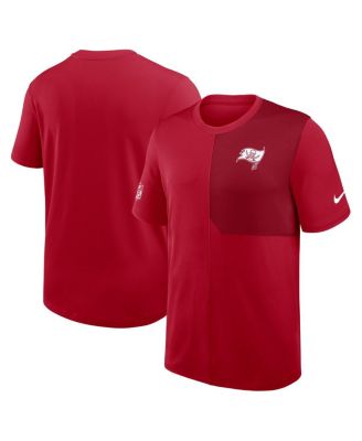 Nike - Men's Red Tampa Bay Buccaneers Sideline UV Performance Coach Shirt