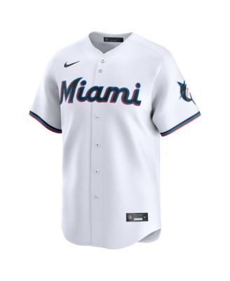 Men's White Miami Marlins Home Limited Jersey