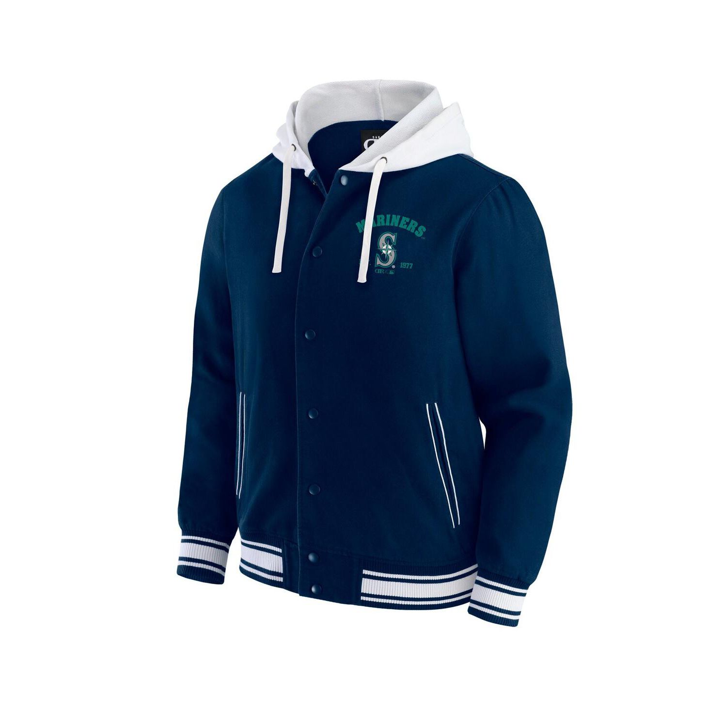 Darius Rucker Collection by Men's Navy Seattle Mariners Full-Snap Jacket