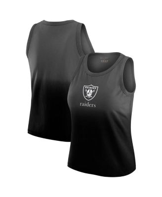 WEAR by Erin Andrews - Women's x Gracie Hunt Black Las Vegas Raiders Ombre Tank Top