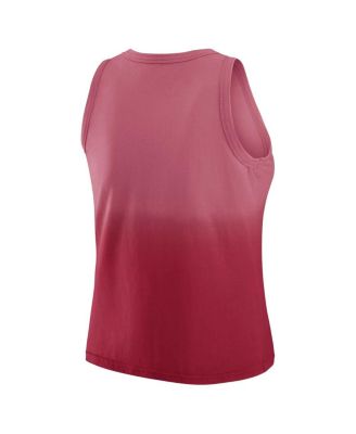 Women's x Gracie Hunt Cardinal Arizona Cardinals Ombre Tank Top