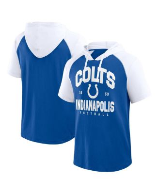 Logo Athletic - Men's Royal Indianapolis Colts Prime Hoodie T-Shirt