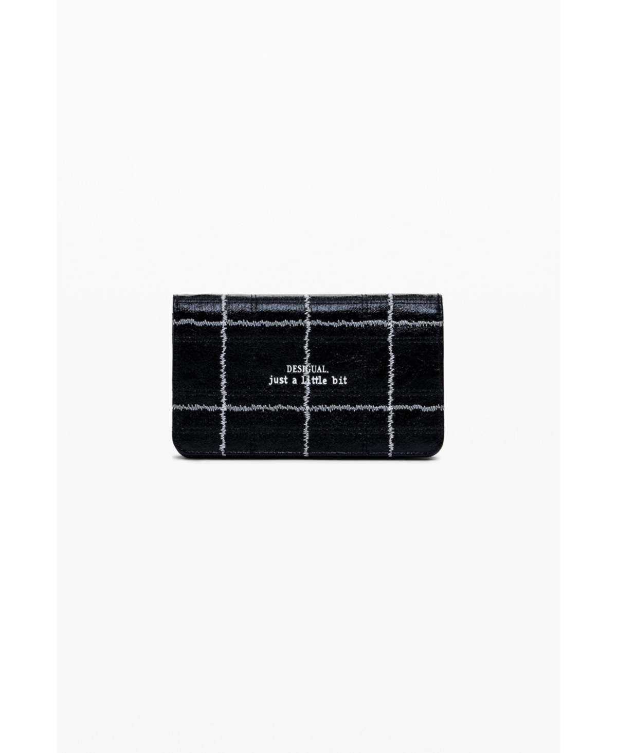 Desigual Women's Large convertible checkered wallet