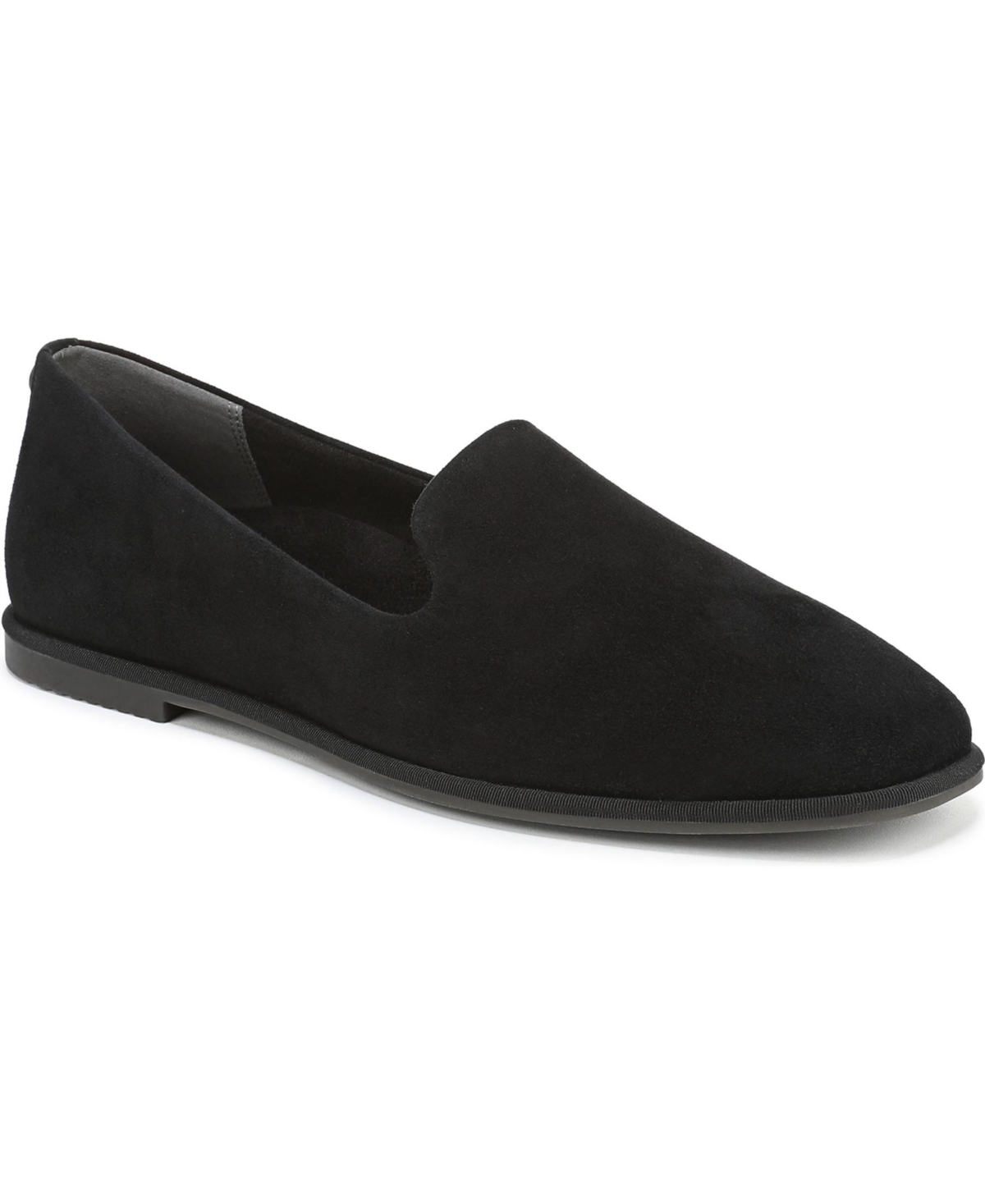 Womens Willa 2.0 Loafers - Black suede leather