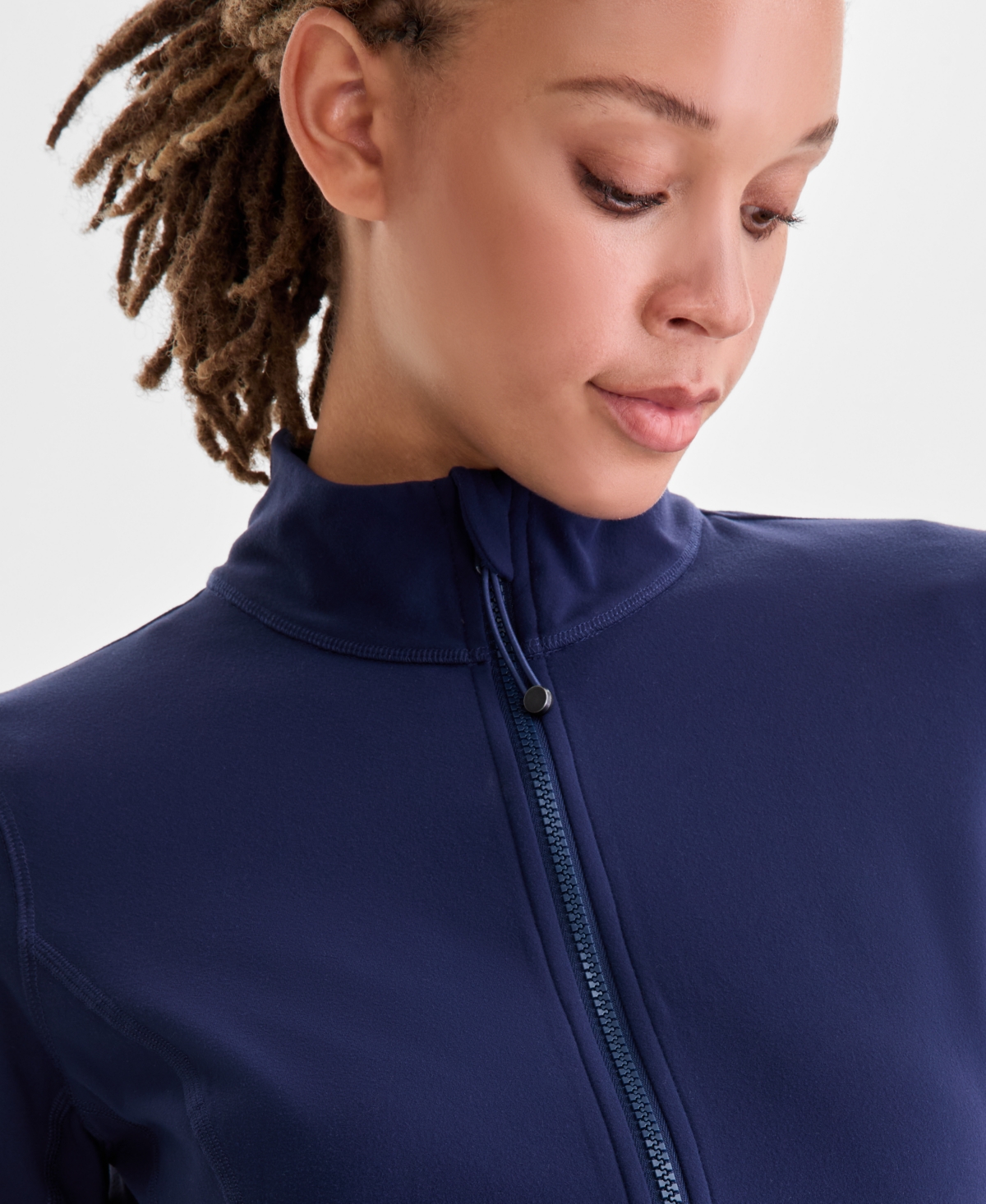 Id Ideology Women's Studio Full-zip Jacket, Exclusively At Macy's In Blue