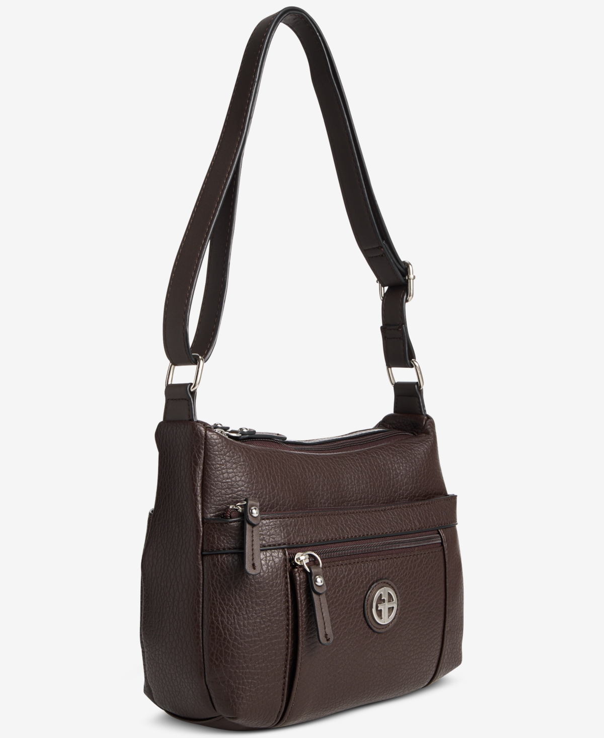 Giani Bernini Small Pebble Hobo Bag, Macy's Exclusive In Brown
