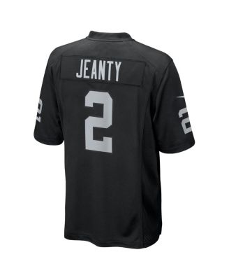 Big Boys and Girls Ashton Jeanty Black Las Vegas Raiders Game Jersey