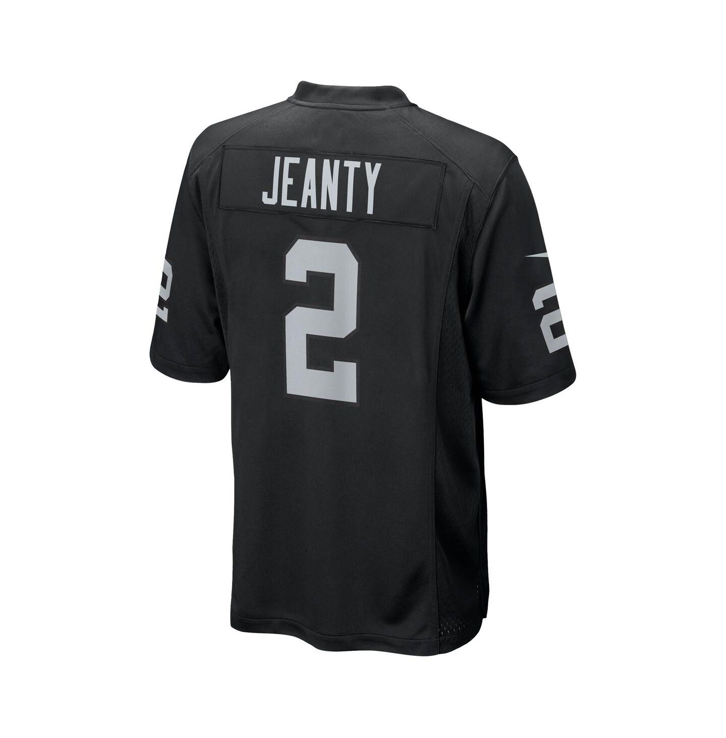 Детская игровая джерси Nike Ashton Jeanty Las Vegas Raiders, цвет чёрный — фото 2