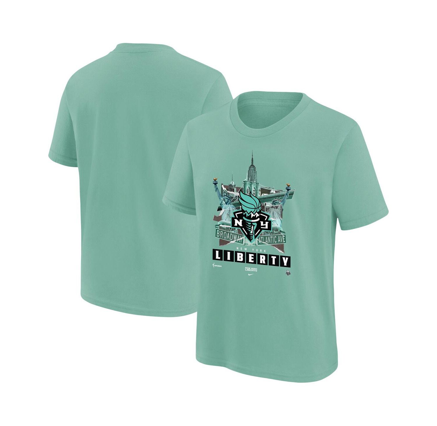 Big Boys and Girls Mint New York Liberty Original Content T-Shirt
