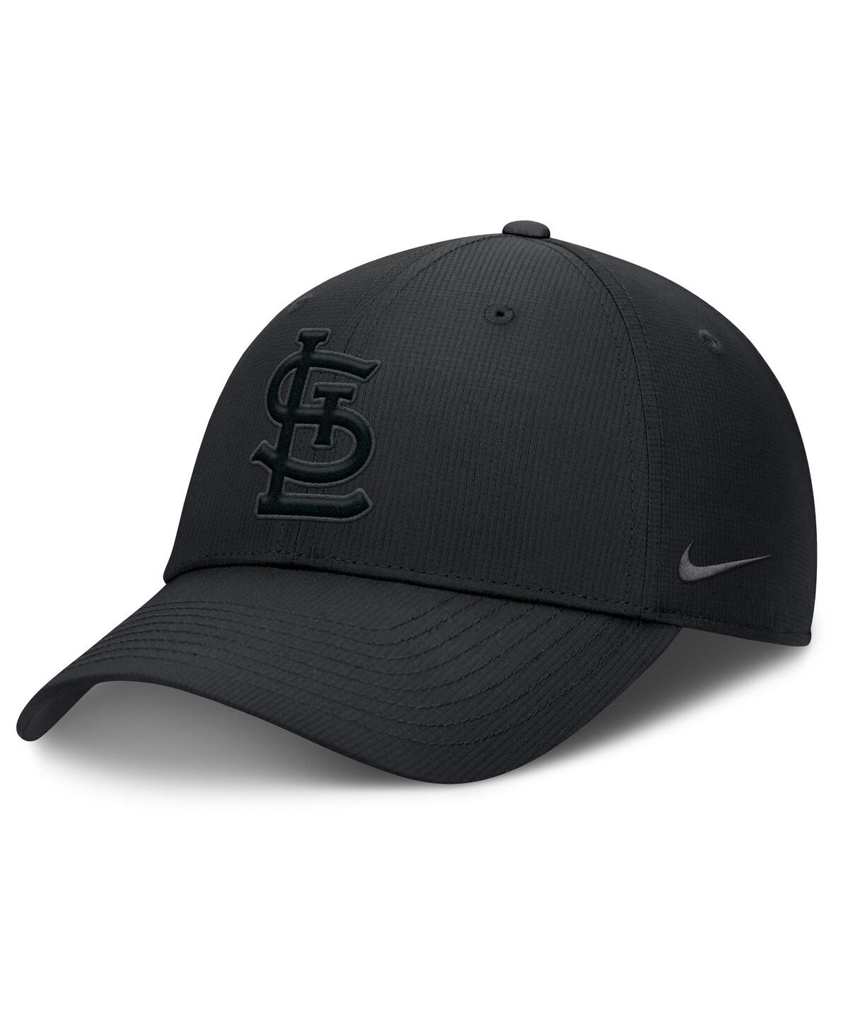 Men's Black St. Louis Cardinals Primetime Club Performance Adjustable Hat - Black