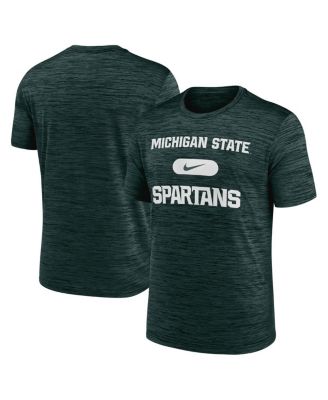 Nike - Men's Green Michigan State Spartans Velocity Mascot Performance T-Shirt