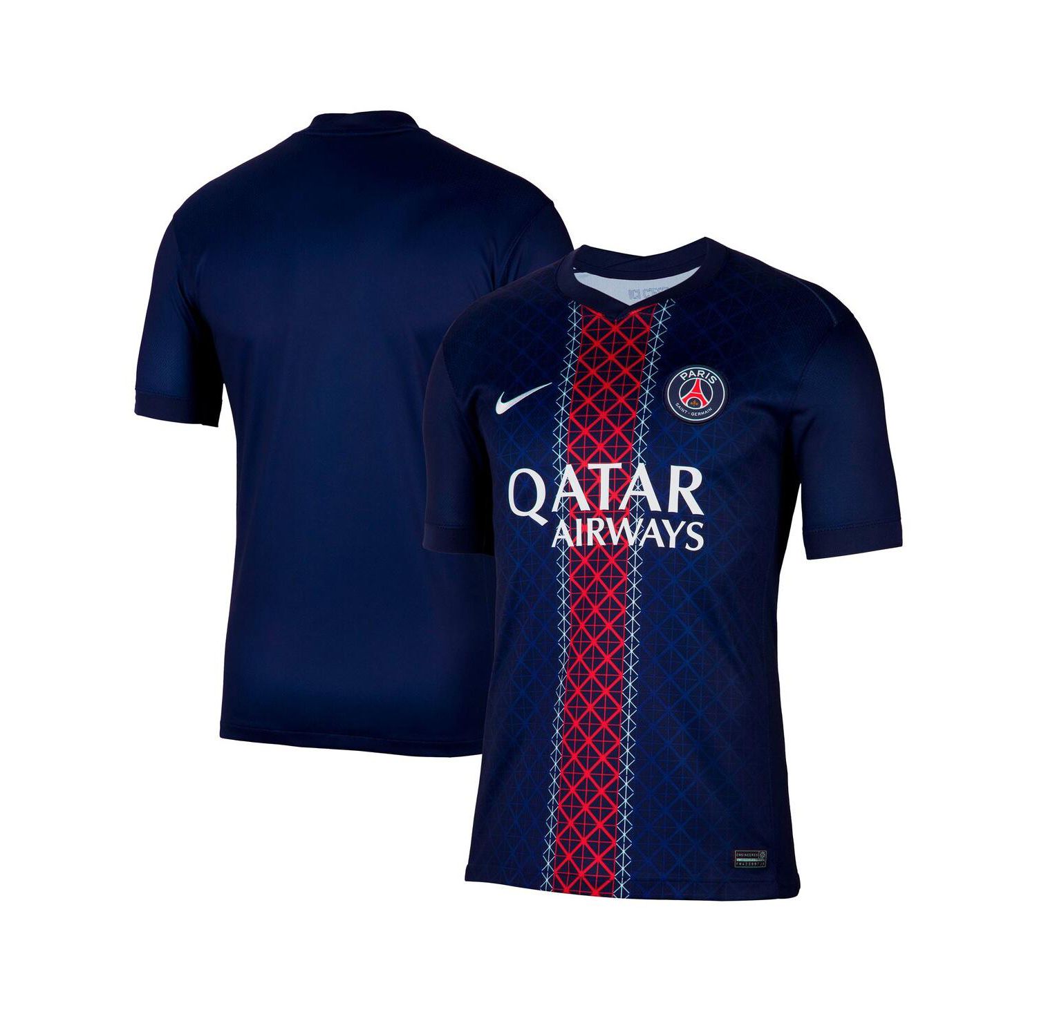 Men's Navy Paris Saint-Germain 2025/26 Home Replica Jersey