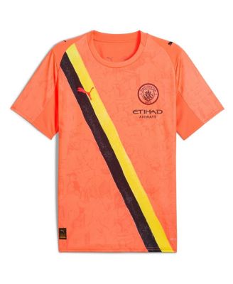 x Kid Super Men's Orange Manchester City 2025 FIFA Club World Cup Replica Jersey