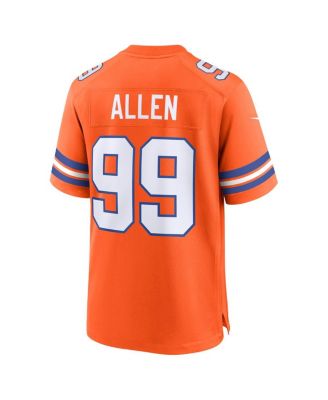 Men's Zach Allen Orange Denver Broncos Alternate Game Jersey