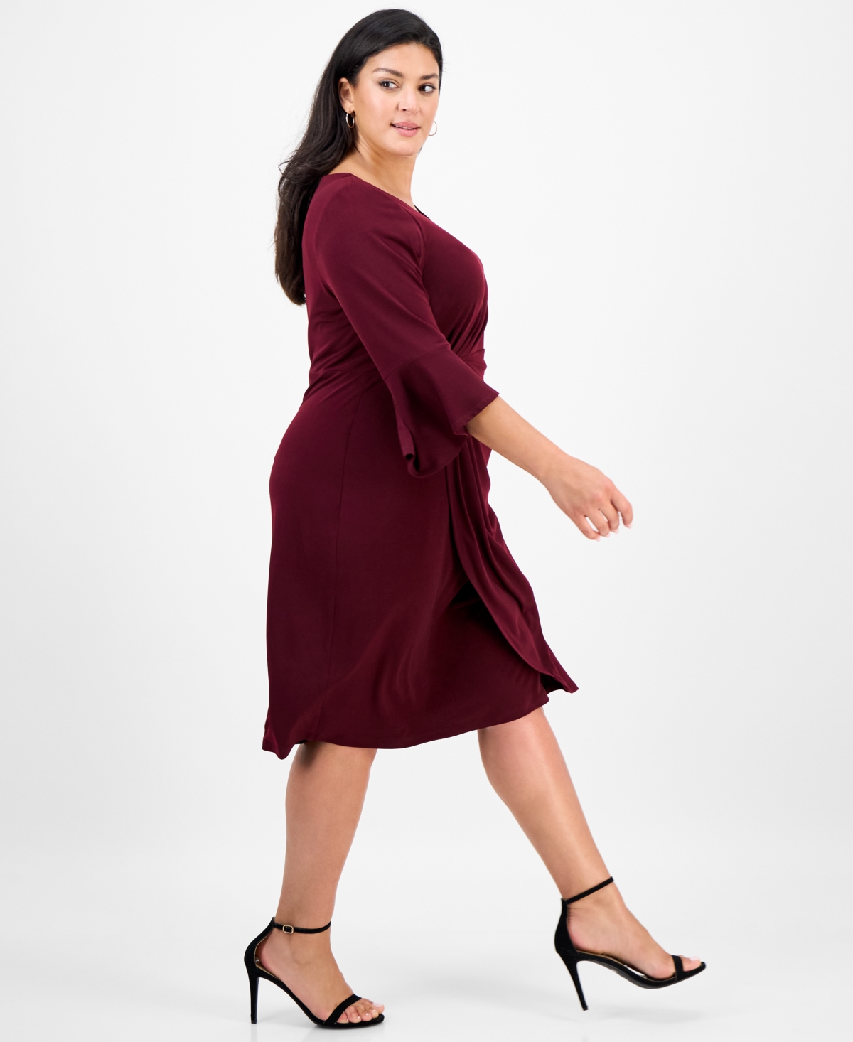 Connected Plus Side-Tab Dress
