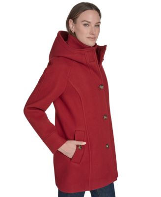 Women's Hooded Button-Front Coat, Created for Macy's