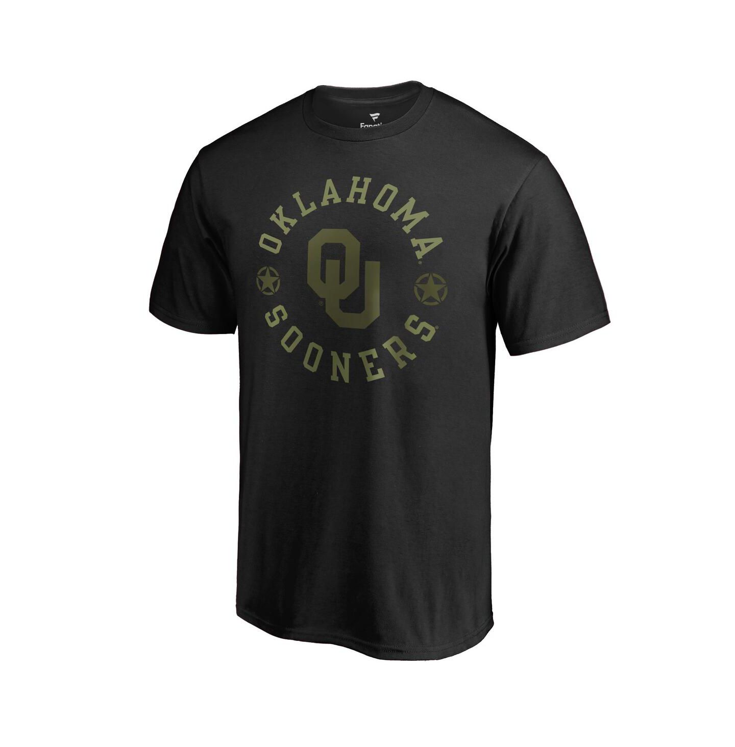 Мужская футболка Fanatics Black Oklahoma Sooners Liberty — фото 1