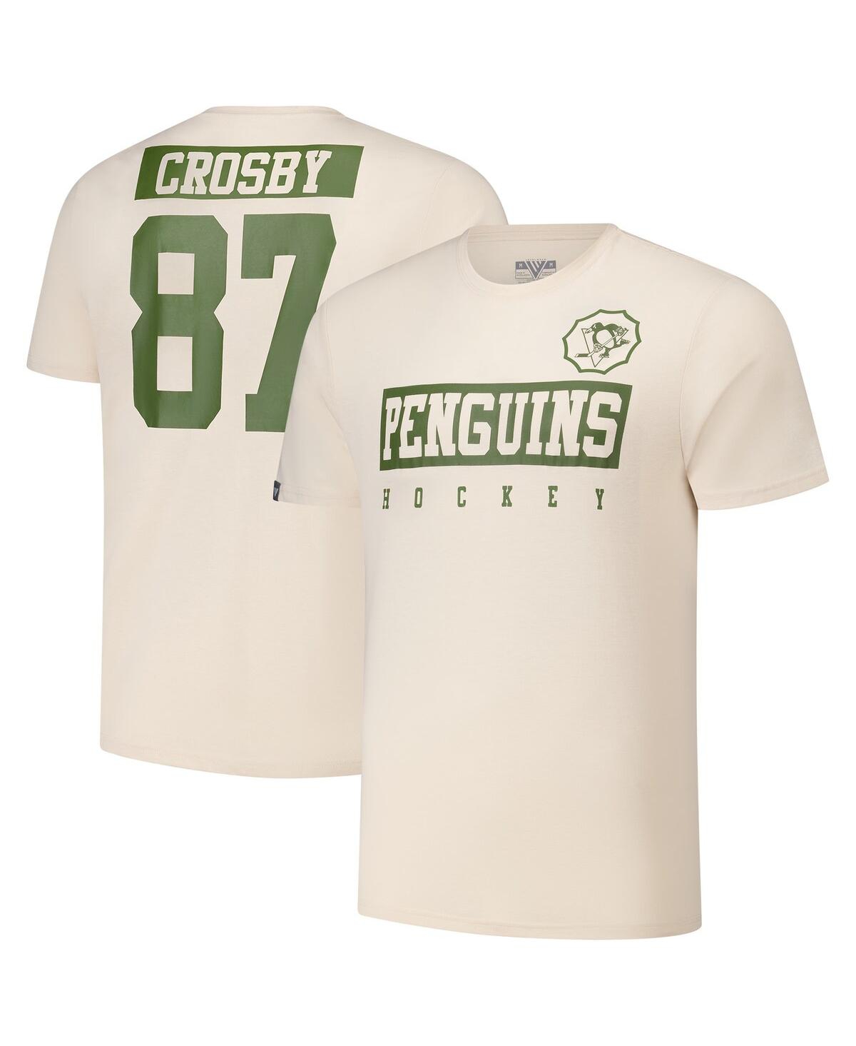 Men's Sidney Crosby Khaki Pittsburgh Penguins 2024 Nhl Military Appreciation Richmond Delta Player Name Number T-Shirt - Khaki