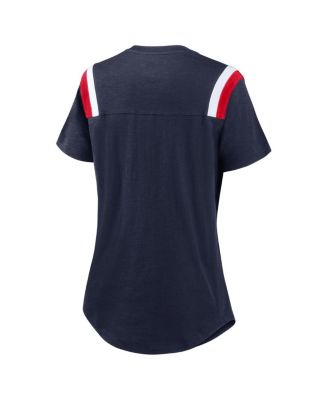 Women's College Navy Tennessee Titans Historic Slub Fashion T-Shirt