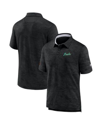 Fanatics - Men's Black San Jose Sharks Special Edition 2.0 Authentic Pro Polo Shirt