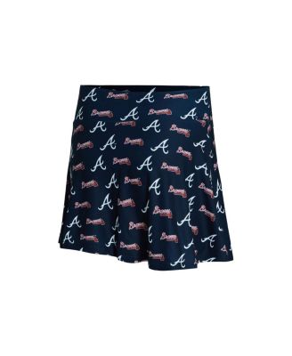 Women's&nbsp;2-Piece Navy Atlanta Braves Knit Tank Top and Skort Set