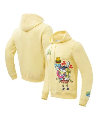 Freeze Max - Men's Yellow SpongeBob SquarePants Krabby Patty Pullover Hoodie