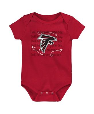 Baby Boys and Girls 3-Pack Atlanta Falcons Team Starter Bodysuit