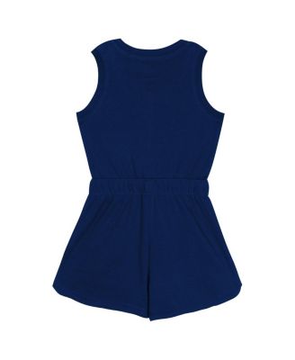 Girls Toddler Navy Dallas Cowboys Super Girl Romper